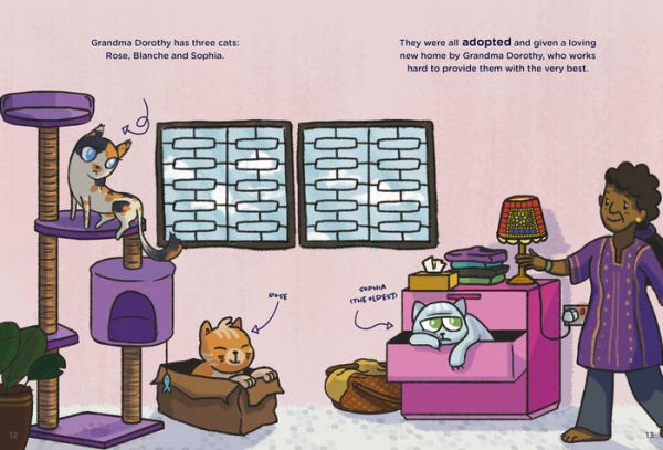 There Was an Old Lady Who Lived with Her Cats: A Heartwarming Tale by Leia