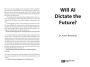 Alternative view 5 of Will AI Dictate the Future?