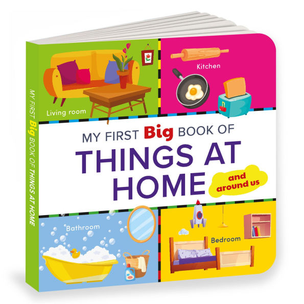 My First Big Book of Things at Home: Illustrated Board Book of Things at Home for PreSchool Kids, Toddlers Book for 1+ [Penguin Early Learning Series]