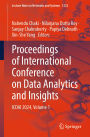 Proceedings of International Conference on Data Analytics and Insights: ICDAI 2024, Volume 1