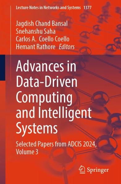 Advances in Data-Driven Computing and Intelligent Systems: Selected Papers from ADCIS 2024, Volume 3