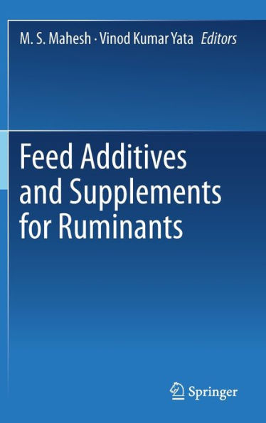 Feed Additives and Supplements for Ruminants