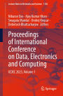 Proceedings of International Conference on Data, Electronics and Computing: ICDEC 2023, Volume 1