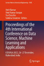 Proceedings of the 4th International Conference on Data Science, Machine Learning and Applications: ICDSMLA 2022, 26-27 December, Hyderabad, India