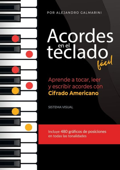 Acordes en el teclado fÃ¯Â¿Â½cil: Aprende a tocar, leer y escribir acordes con Cifrado Americano
