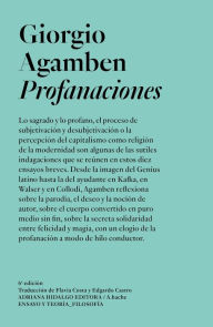 Title: Profanaciones, Author: Giorgio Agamben