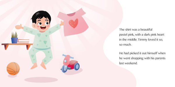 Timmy's Pretty Pink Shirt: A Story About Being Yourself