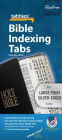 Bible Tab-Protestant-Gp-S: Large Print Silver-Edged Bible Tabs