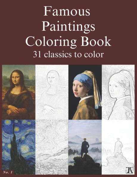 Famous paintings coloring book: 31 classics to color.