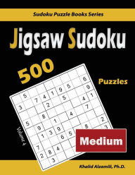 Title: Jigsaw Sudoku: 500 Medium Puzzles, Author: Khalid Alzamili