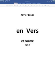Title: En Vers et contre rien, Author: Xavier LeSail