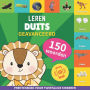 Leer Duits - 150 woorden met uitspraken - Geavanceerd: Prentenboek voor tweetalige kinderen