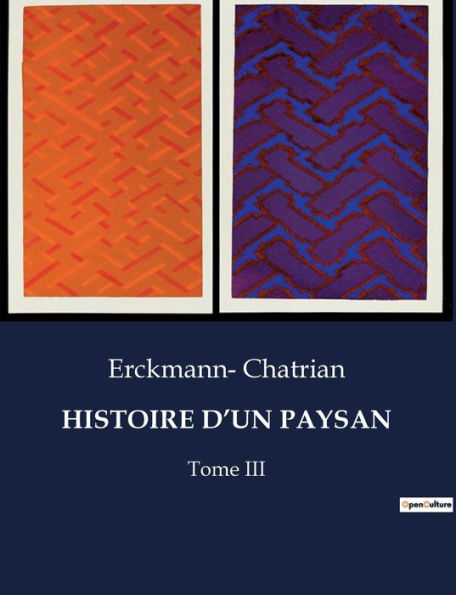 HISTOIRE D'UN PAYSAN: Tome III