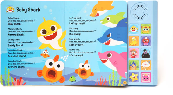 Pinkfong Baby Shark Nursery Rhymes Sound Book