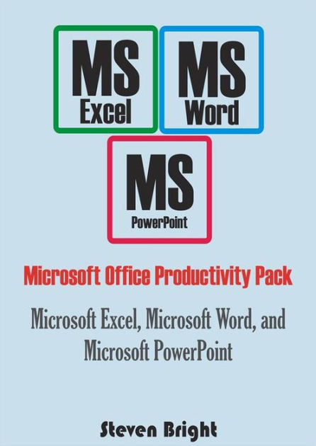 Microsoft Office Productivity Pack: Microsoft Excel, Microsoft Word ...