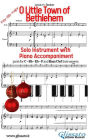 O Little Town of Bethlehem (in Bb) for solo instrument w/ piano: easy accompaniment