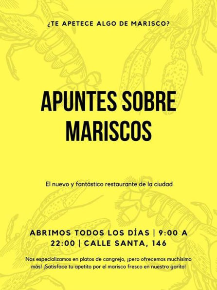 Apuntes sobre mariscos