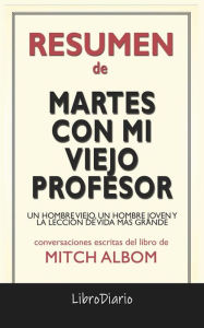 Title: Martes Con Mi Viejo Profesor: Un Hombre Viejo, Un Hombre Joven Y La Lección De Vida Más Grande de Mitch Albom: Conversaciones Escritas, Author: LibroDiario