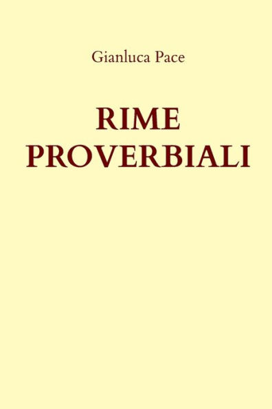 Rime proverbiali