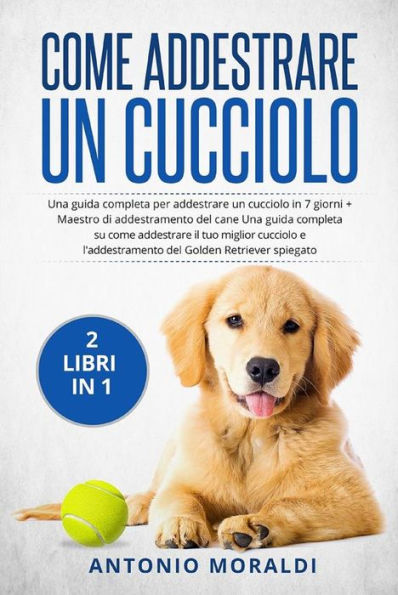 Come addestrare un cucciolo (2 Libri in 1): Una guida completa per addestrare un cucciolo in 7 giorni + Maestro di addestramento del cane Una guida completa su come addestrare il tuo miglior cucciolo e l'addestramento del Golden Retriever spiegato