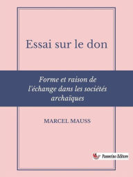 Title: Essai sur le don, Author: Marcel Mauss