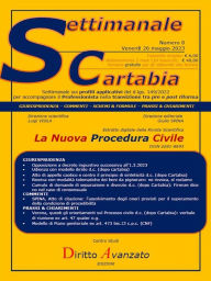 Title: SETTIMANALE CARTABIA n. 8 - Venerdì 26.5.2023: Opposizione a d.i. dopo 1.3.2023; udienza con modello ibrido; appello caotico e sinteticità; ricerca con modalità telematiche dei beni da pignorare; cumulo domande di separazione e divorzio; citazione, condiz, Author: Giulio Spina