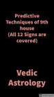 Predictive Techniques of 9th house: Vedic Astrology