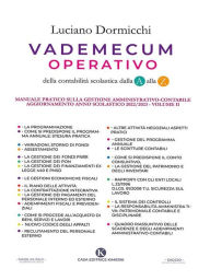 Title: Vademecum operativo della contabilità scolastica dalla A alla Z, Author: Luciano Dormicchi