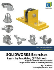 Title: SOLIDWORKS Exercises - Learn by Practicing (3rd Edition), Author: Sandeep Dogra