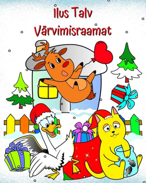 Ilus Talv VÃ¯Â¿Â½rvimisraamat: Talvised illustratsioonid naljakate stseenidega lastele alates 2. eluaastast