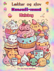 Title: Lï¿½kker og sjov Kawaii-mad Malebog Sï¿½de kawaii-designs til madelskere: Kawaii-kunstbilleder af en dejlig verden af mad til afslapning og kreativitet, Author: Japan Editions