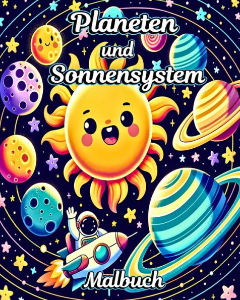 Planeten und Sonnensystem Malbuch: Einfache Weltraum- und Planeten-Malvorlagen fÃ¯Â¿Â½r Kinder