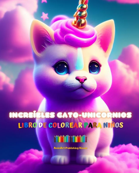 IncreÃ¯Â¿Â½bles gato-unicornios Libro de colorear para niÃ¯Â¿Â½os Adorables criaturas fantÃ¯Â¿Â½sticas llenas amor: Felices que impulsan la creatividad y diversiÃ¯Â¿Â½n los pequeÃ¯Â¿Â½os