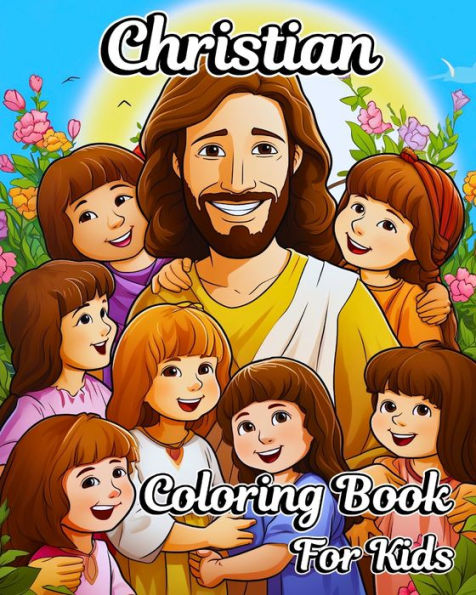 Christian Coloring Book for Kids: Beautiful Bible Illustrations with Biblical and Christian Scenes for Boys