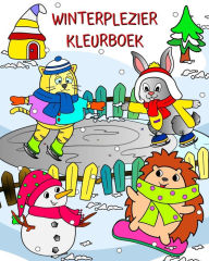 Title: Winterplezier Kleurboek: Schattige dieren klaar voor plezier in een prachtig winterlandschap, Author: Maryan Ben Kim