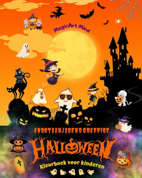 Angstaanjagend grappige Halloween Kleurboek voor kinderen Schattige horrorscÃ¯Â¿Â½nes om van te genieten: Ongelooflijke verzameling HalloweenscÃ¯Â¿Â½nes creativiteit aan moedigen