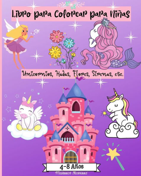 Libro para Colorear para Niñas de 4 a 8 años: Libro para Colorear para Niñas de 4 a 8 años