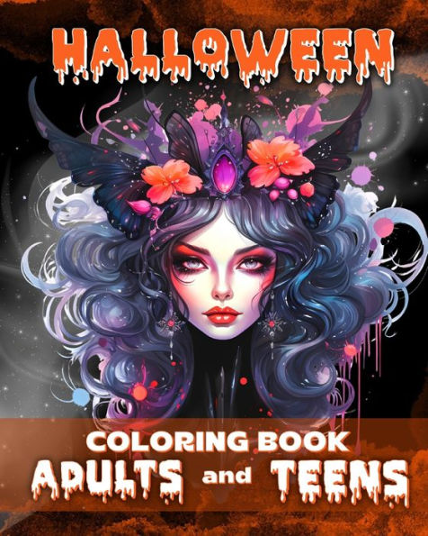 Halloween Coloring Book for Adults and Teens: Scary Halloween Illustrations for Adults and Teens to Color and Enjoy
