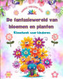 De fantasiewereld van bloemen en planten - Kleurboek voor kinderen - De schattigste wezens van de natuur: Prachtige verzameling creatieve en schattige natuurscï¿½nes voor kinderen