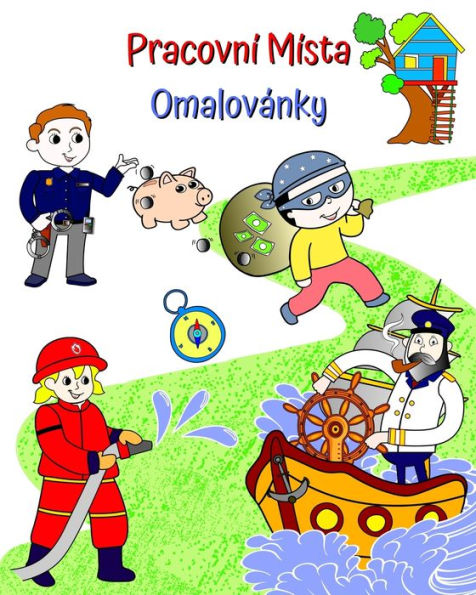 Pracovnï¿½ Mï¿½sta Omalovï¿½nky: Krï¿½snï¿½ ilustrace řemesel, kterï¿½ se děti naučï¿½