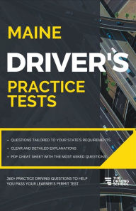 Title: Maine Driver's Practice Tests, Author: Ged Benson