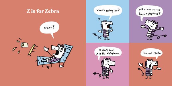 Zebra and Yak: The Backwards Alphabet Book