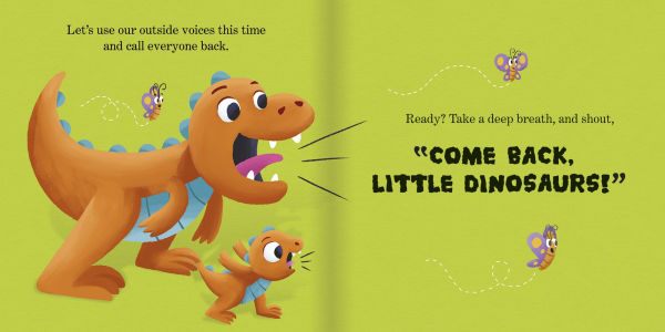 There's a Dinosaur Your Book