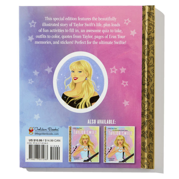 Taylor Swift Ultimate Fan Edition Little Golden Book Biography: 22 Bonus Pages! Stickers!