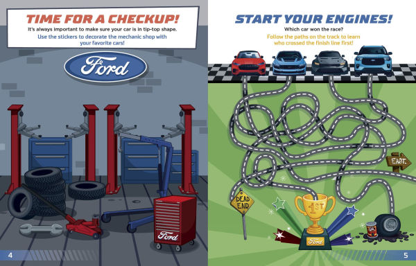 Ford: On the Road Sticker & Activity Book