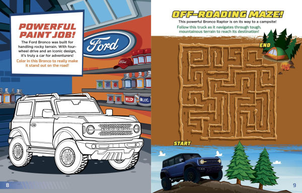 Ford: On the Road Sticker & Activity Book