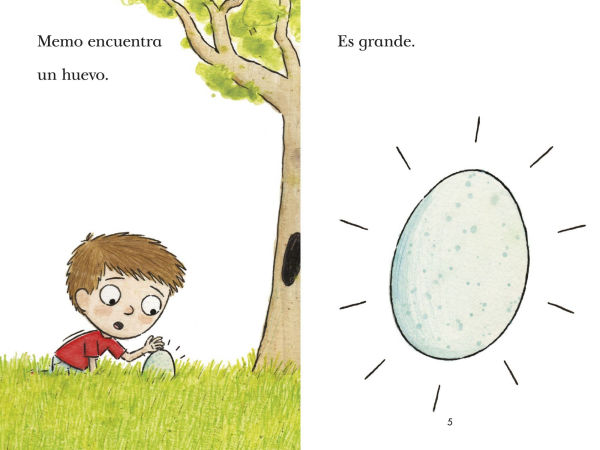 Memo encuentra un huevo (Max Finds an Egg Spanish Edition)