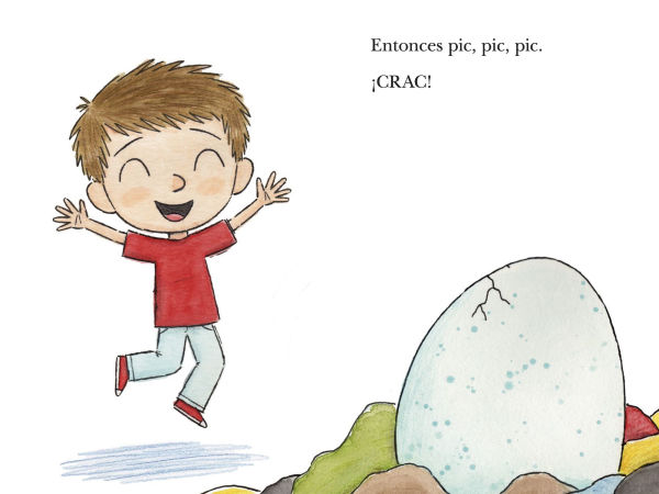 Memo encuentra un huevo (Max Finds an Egg Spanish Edition)