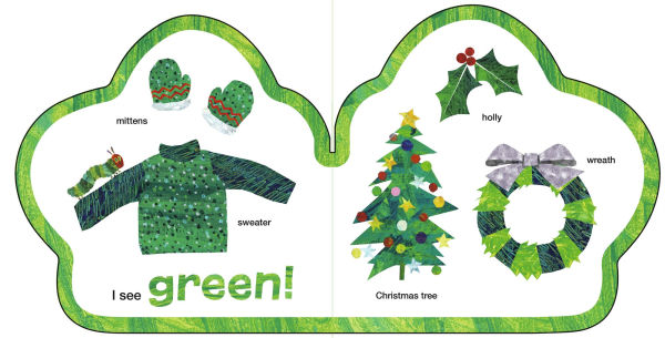 The Very Hungry Caterpillar's Christmas Colors