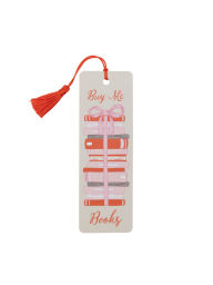 Title: Buy Me A Book Stack Bookmark, Author: Out of Print